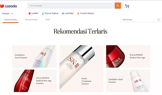 SK-II Lazmall/Dok. Lazada SK-II Lazmall/Dok. Lazada