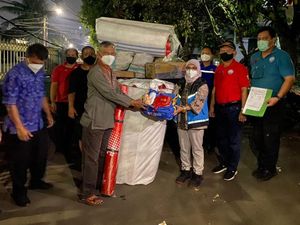 Kemensos Salurkan Bantuan untuk Korban Kebakaran