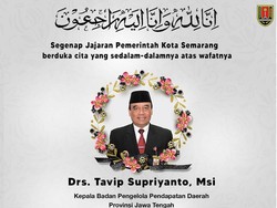 Ganjar Berduka Eks Pjs Walkot Semarang Tavip Meninggal Positif Corona