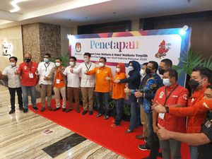 KPU Tetapkan Danny Pomanto-Fatmawati Rusdi Pemenang Pilwalkot Makassar