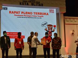 Tok, KPU Tetapkan Dua Pimpinan Daerah Blitar Raya Hari Ini