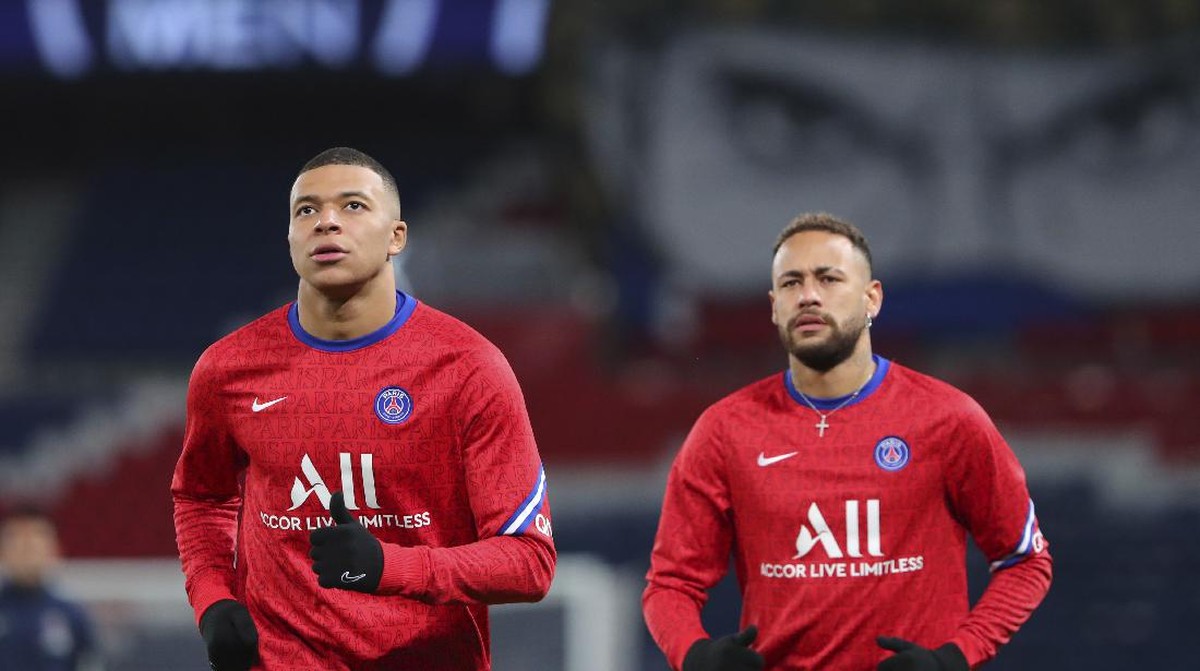 Kylian Mbappe dan Neymar, duet striker Paris Saint-Germain. (Foto: Thibault Camus/AP)