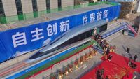Mengintip Prototipe Kereta Maglev Supercepat Pertama China