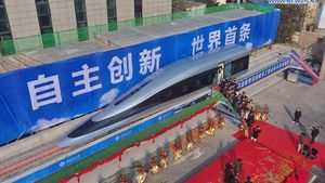 Mengintip Prototipe Kereta Maglev Supercepat Pertama China