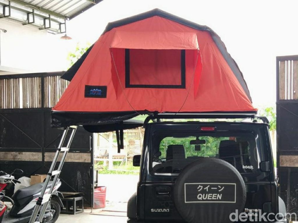Warga Bondowoso Bikin Tenda Atap Mobil hingga Banjir Pesanan Saat Pandemi