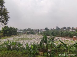 Viral Sampah Seluas Lapangan Bola di Pinggir JORR Bekasi, Timbul Bau Busuk
