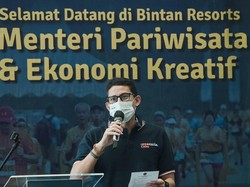 Persiapkan Travel Bubble, Sandiaga Tinjau Protokol Kesehatan di Bintan