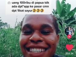 Wanita Ini Beberkan Harga Makanan di Papua, Seikat Sayur Rp 100 Ribu