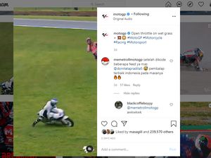 Aksi Kocak Pebalap Indonesia Viral di Instagram MotoGP