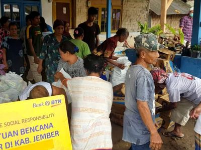 REI dan BTN Bantu Korban Banjir Jember