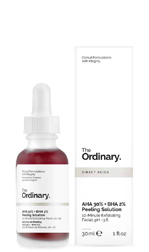 The Ordinary AHA 30% + BHA 2% Peeling Solution/theordinary.deciem.com produk ini tidak disarankan untuk kamu yang memiliki kulit sensitif.