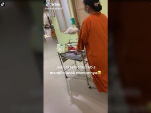 Viral Video Bidan Bantu Kelahiran Bayi Mantan, Ketegarannya Dipuji Netizen