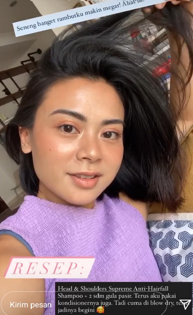 Andra Alodita haircare untuk rambut bebas rontok dan lepek/instagram.com/alodita