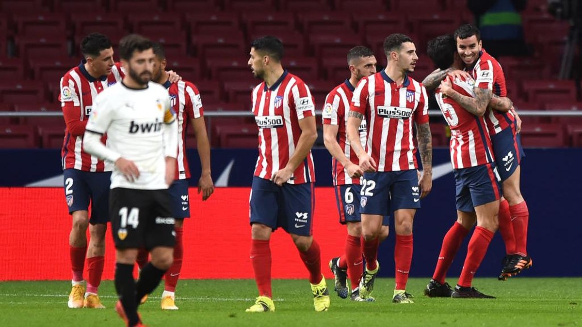 Atletico Madrid menang 3-1 atas Valencia. Foto: Getty Images/Denis Doyle