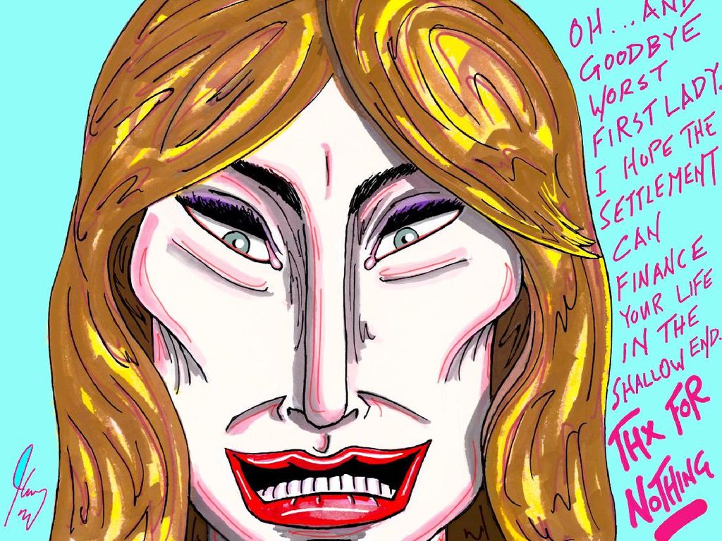 Sindir Melanie Trump, Kartun Buatan Jim Carrey Dianggap Seksis Sindir Melanie Trump, Kartun Buatan Jim Carrey Dianggap Seksis