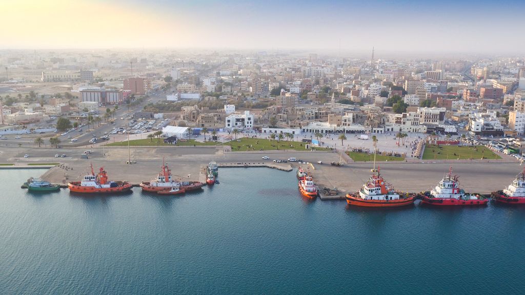 The historical region of Yanbu Saudi Arabia, Yanbu port,May