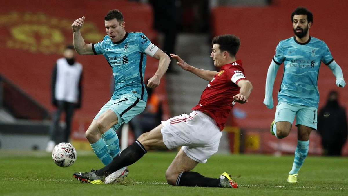 Liverpool kalah 2-3 dari Manchester United di babak keempat Piala FA. (Foto: Getty Images/Pool)