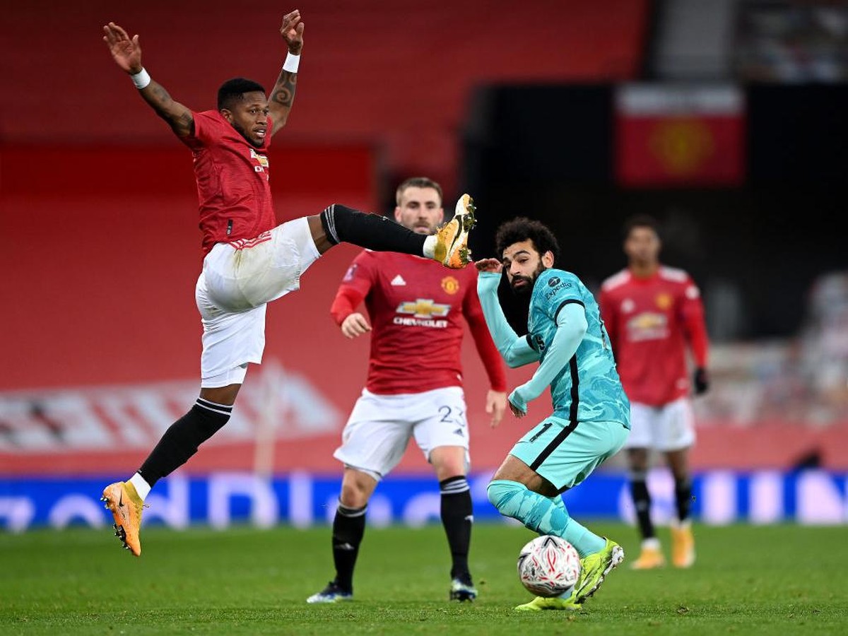 Manchester UNited vs Liverpool laga yang menghibur. (Foto: Getty Images/Laurence Griffiths)
