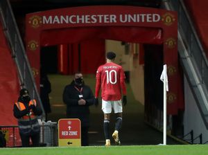 MU Harap-harap Cemas Tunggu Kondisi Marcus Rashford