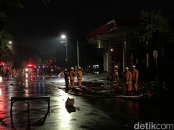 Pipa Gas Bocor, Pom Bensin di Surabaya Nyaris Terbakar