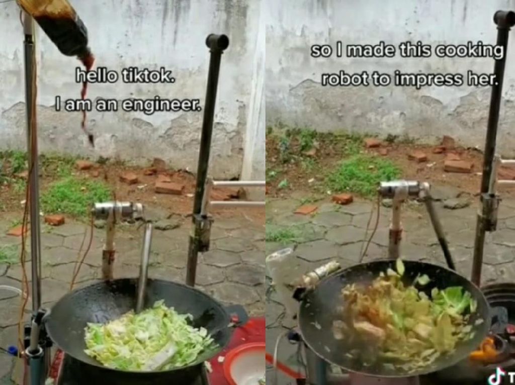 Doyan Chinese Food, Teknisi Ini Bikin Robot Masak Tumisan Sayur Doyan Chinese Food, Teknisi Ini Bikin Robot Masak Tumisan Sayur