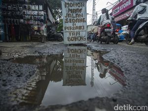 Jl Pabuaran Bogor yang Rusak Menuju Perbaikan, Lelang Dimulai