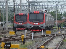 Pria Tertabrak KRL di Stasiun Lempuyangan Jogja