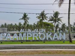 Foto: Wajah Baru Alun-alun Paamprokan, Ditargetkan Selesai Februari 2021