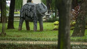 Kasihan, Gajah Ini jadi Korban Vandalisme