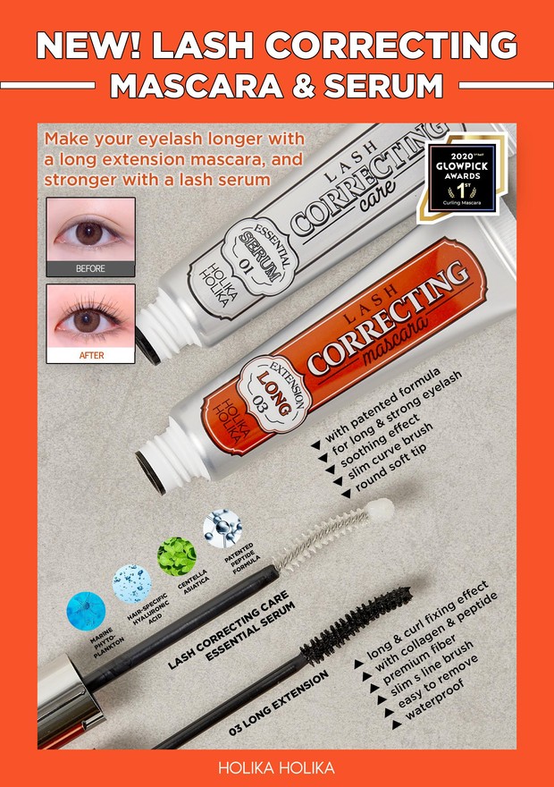 LASH CORRECTING terbaru Holika Holika/Holika Holika