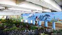 Mural Percantik Kolong Jembatan Talang