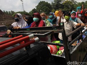 Ratusan Pengungsi Merapi Kembali ke Rumah