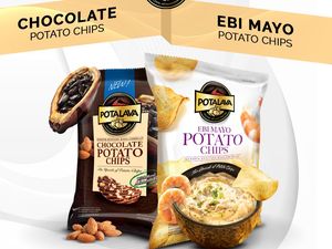 Wajib Coba! Uniknya Potalava, Keripik Kentang Rasa Cokelat & Ebi Mayo