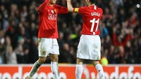 Skores melansir enam pemberi assist terbanyak untuk Cristiano Ronaldo sepanjang kariernya. Dimulai dengan Ryan Giggs yang memberikan 20 assist untuk Ronaldo di Manchester United (Getty Images)