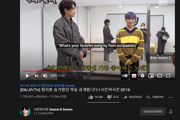 Rain Bi dengan salah satu anggota CHIIPER