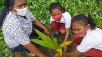 Siswa SD di NTT Lakukan Penghijauan Sejak Dini