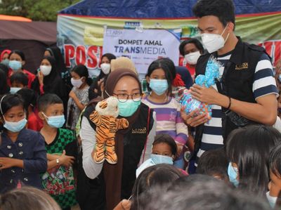 CT Arsa Beri Layanan Psikososial Bagi Korban Banjir Kalsel