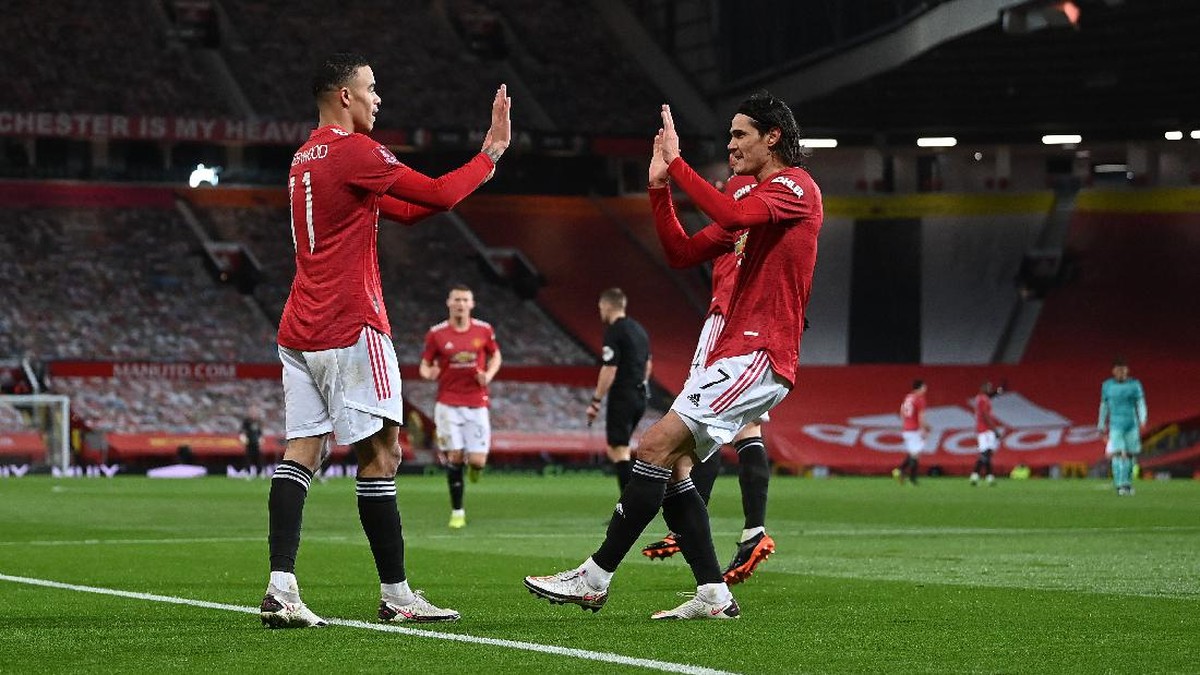 Manchester United didesak merekrut penyerang baru. (Foto: Getty Images/Laurence Griffiths)