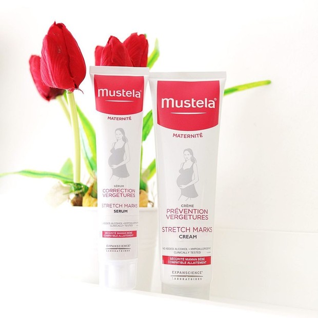 Krim anti stretch mark/Instagram.com/mustelaindonesia Krim anti stretch mark
