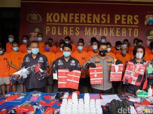 25 Budak Narkoba di Mojokerto Diringkus, Polisi Juga Usut Pencucian Uangnya
