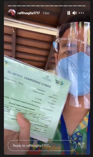 Raffi Ahmad tunggu giliran divaksinasi tahap 2