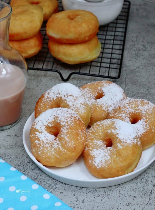 Resep donat gula/Instagram.com/menudonat Resep donat gula