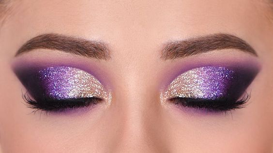 Inspirasi Glitter Eyeshadow yang wajib dicoba ketika pakai masker/pinterest.com/hoplessberry