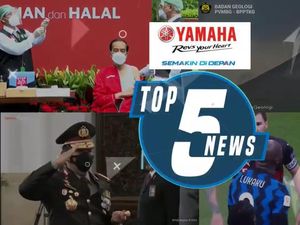 Jokowi Disuntik Vaksin Tahap II hingga Gunung Merapi Erupsi Besar