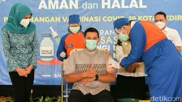 vaksin covid-19 kota kediri