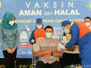 Awal Vaksinasi Kota Kediri, 10 Pejabat Disuntik Vaksin COVID-19