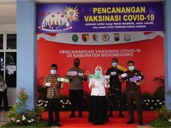 Bojonegoro Terima 3.680 Vaksin, Bupati dan 10 Tokoh Disuntik Pertama