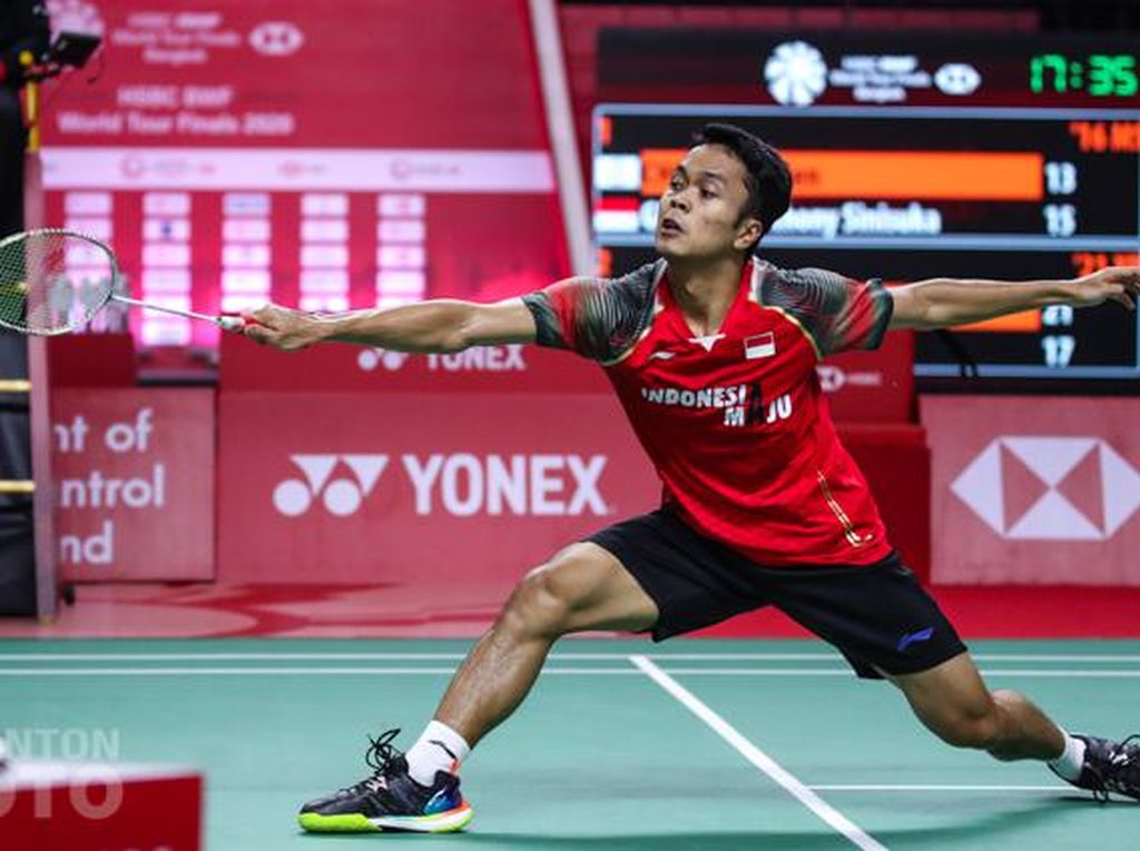 BWF World Tour Finals: Kalah Lagi, Anthony Ginting Tersingkir BWF World Tour Finals: Kalah Lagi, Anthony Ginting Tersingkir