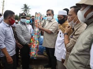 Ke Mamuju, Sekjen Gerindra Dorong Percepatan Rehabilitasi Pasca Gempa Sulbar