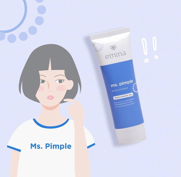 Emina Ms. Pimple Acne Solution Mositurizing Gel